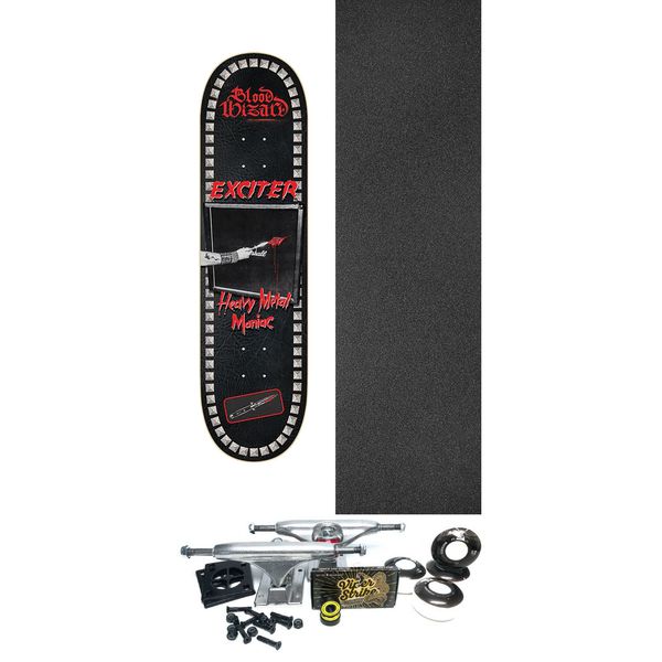 Blood Wizard Skateboards Exciter Skateboard Deck - 8.4" x 31.875" - Complete Skateboard Bundle